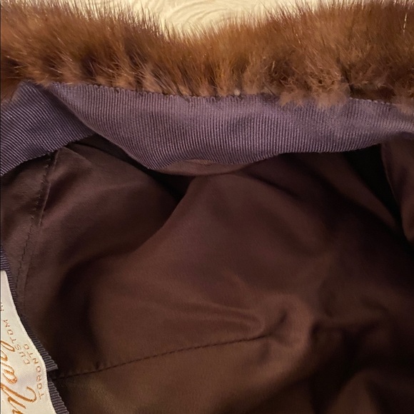 Vintage Mink Brown Fur Hat - Picture 7 of 9